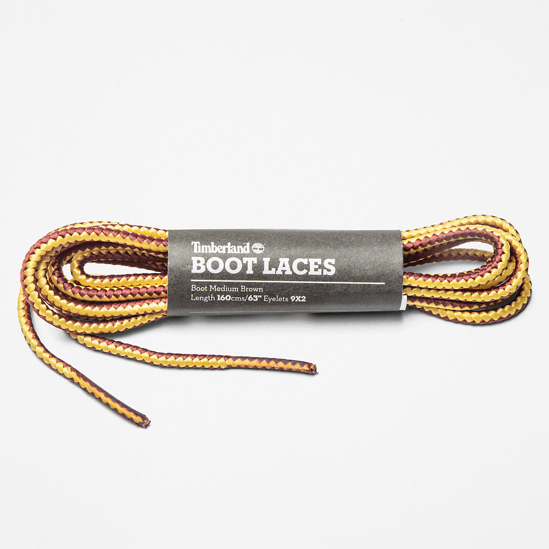 Mens 160cm/64'' Replacement Boot Laces in Yellow - Timberland