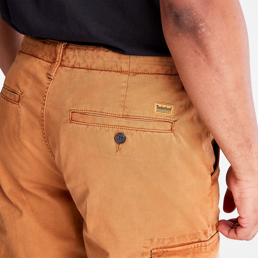 Mens Core Twill Cargo Pants for Men in Yellow - Timberland