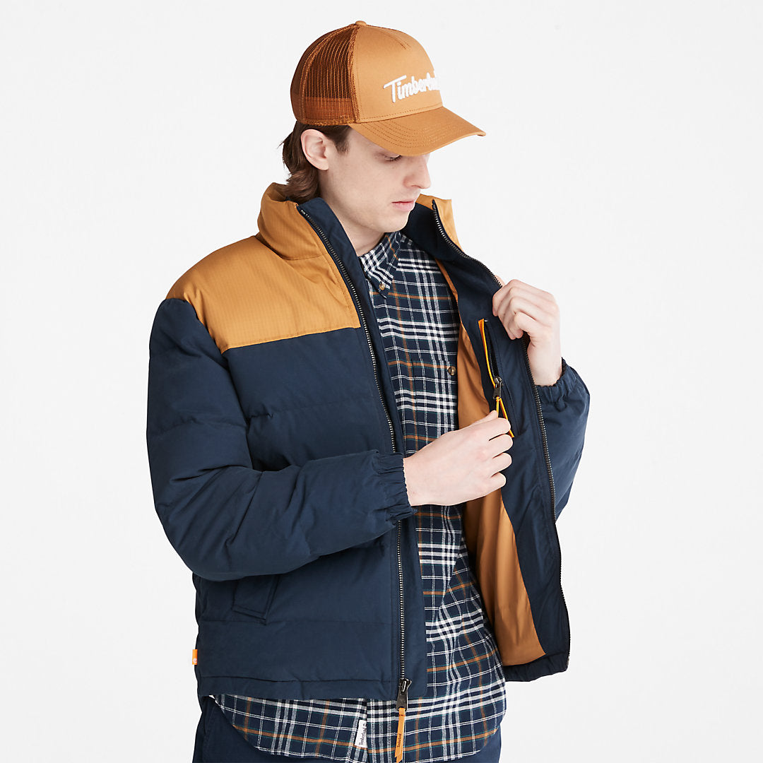 Mens Welch Mountain Puffer Jacket for Men in Navy - Timberland