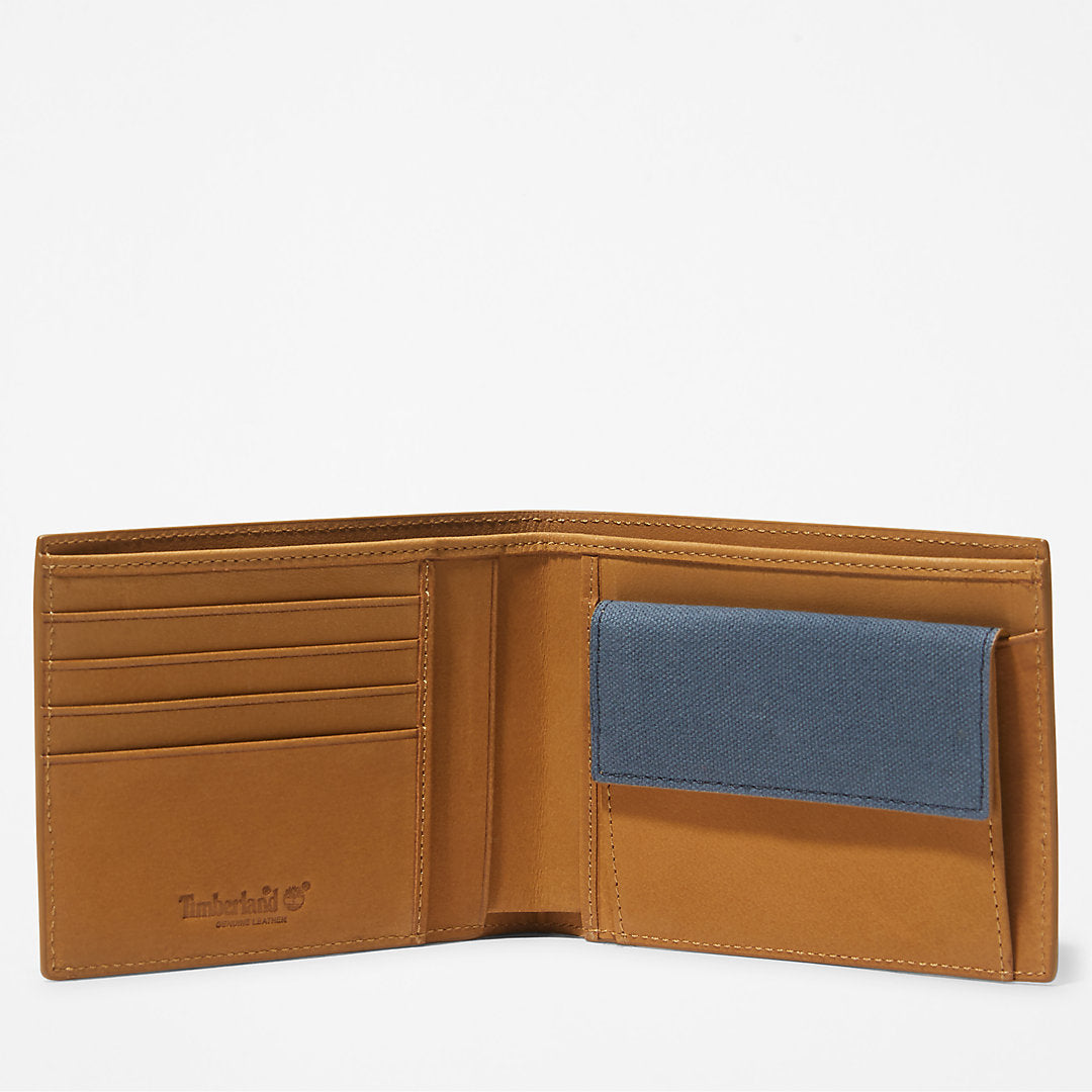 Mens Braeburn Wallet with Coin Pocket for Men in Navy - Timberland