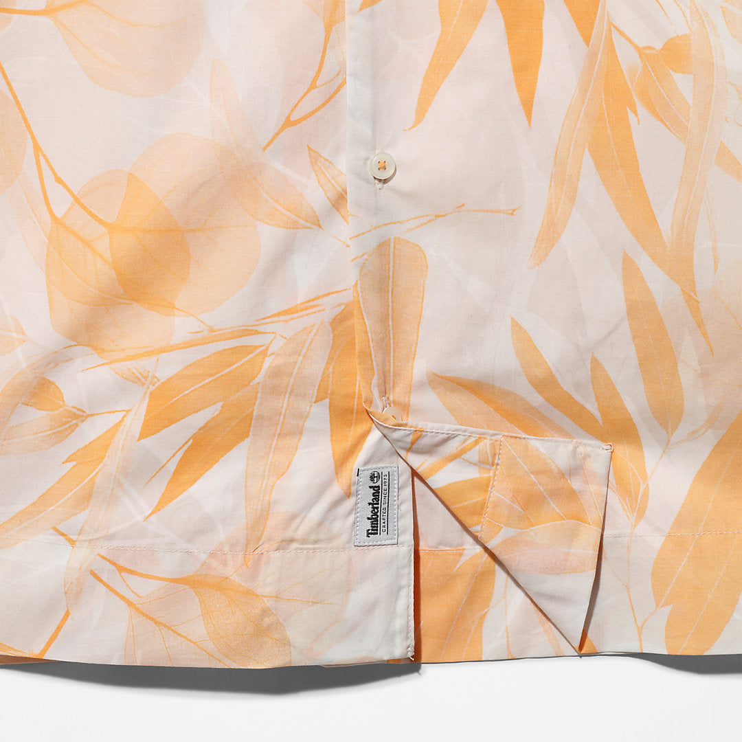 Mens Organic Cotton Resort Shirt for Men in White - Timberland