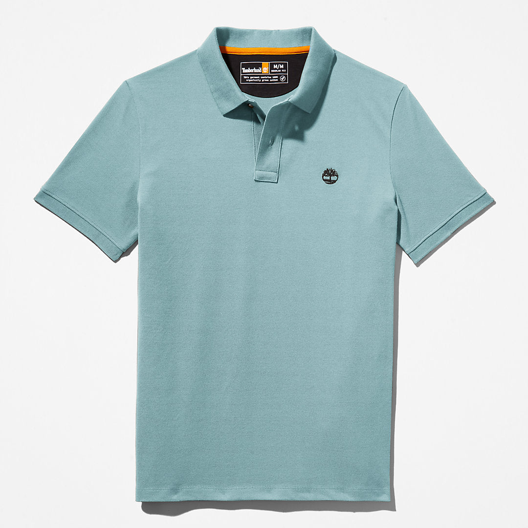 Mens Millers River Pique Polo Shirt for Men in Light Green - Timberland