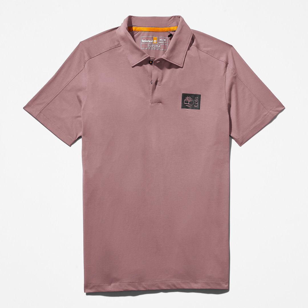 Mens TimberFresh™ Supima® Cotton Polo Shirt for Men in Pink - Timberland