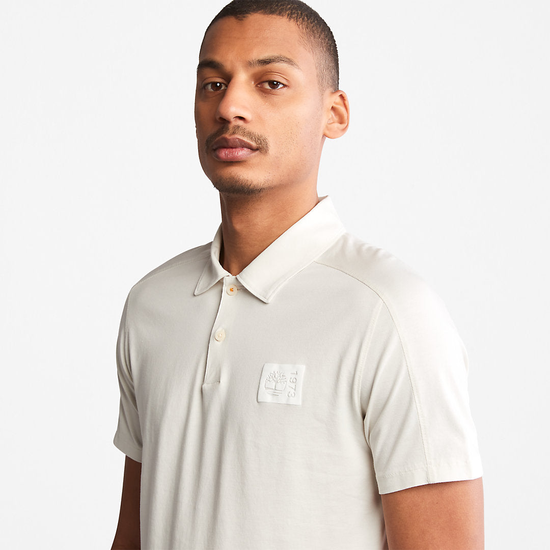 Mens TimberFresh™ Supima® Cotton Polo Shirt for Men in White - Timberland