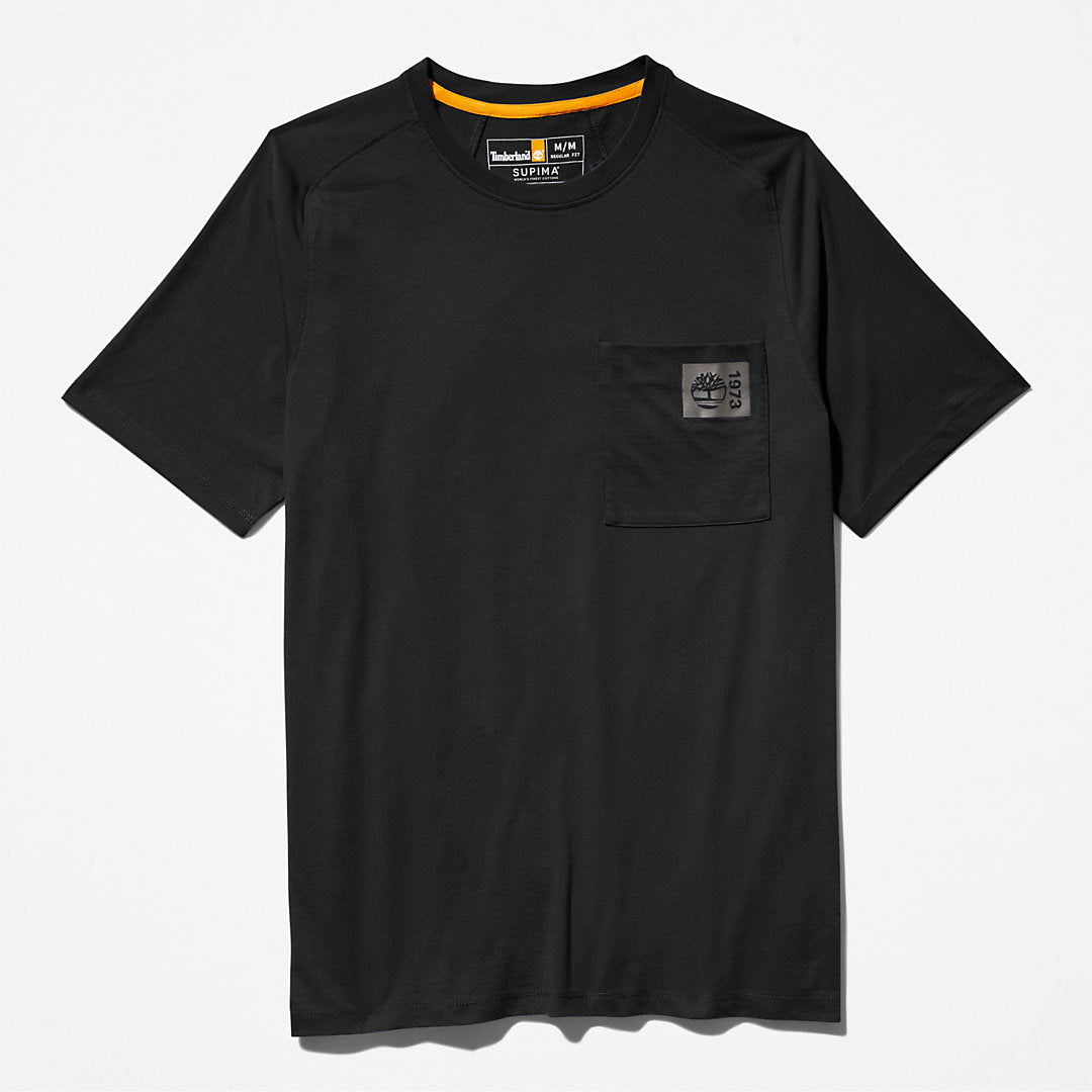 Mens Eco-Ready Supima® Cotton TimberFresh™ T-Shirt for Men in Black - Timberland