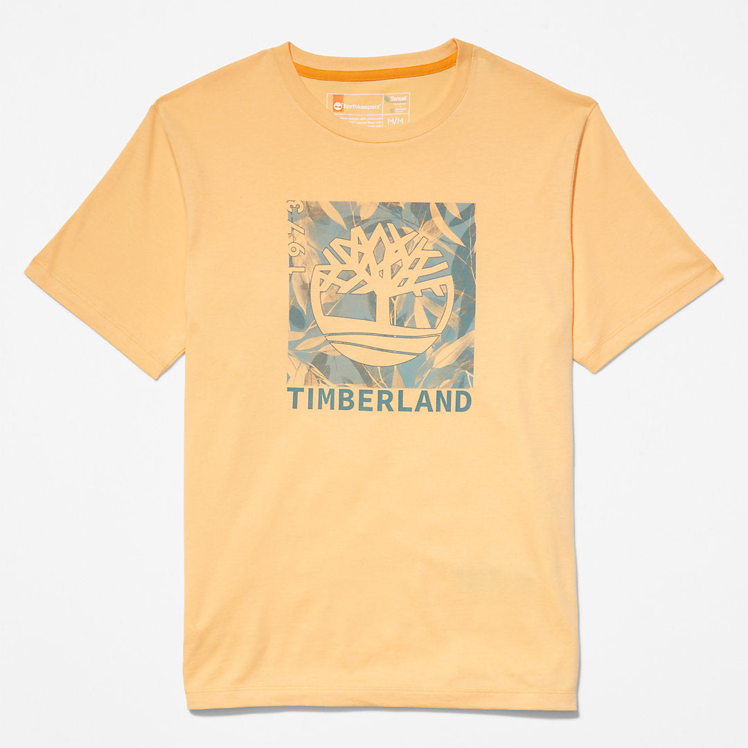 Mens Refibra™ Graphic T-Shirt for Men in Orange - Timberland