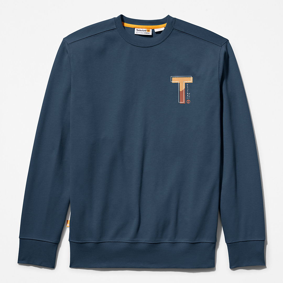 Mens Sweatshirt with TimberFresh™ Technology for Men in Blue - Timberland