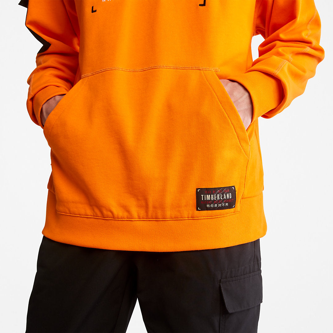 Mens Year of the Tiger Sweatshirt for Men in Orange - Timberland
