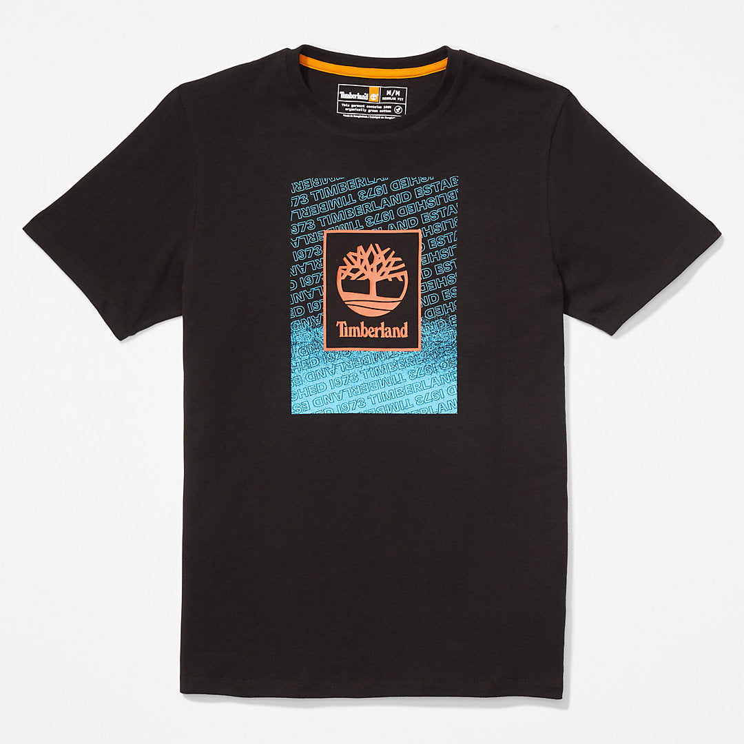 Mens Outdoor Archive T-Shirt for Men in Black - Timberland