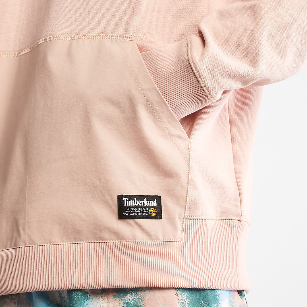 Mens Progressive Utility Hoodie for Men in Light Pink - Timberland