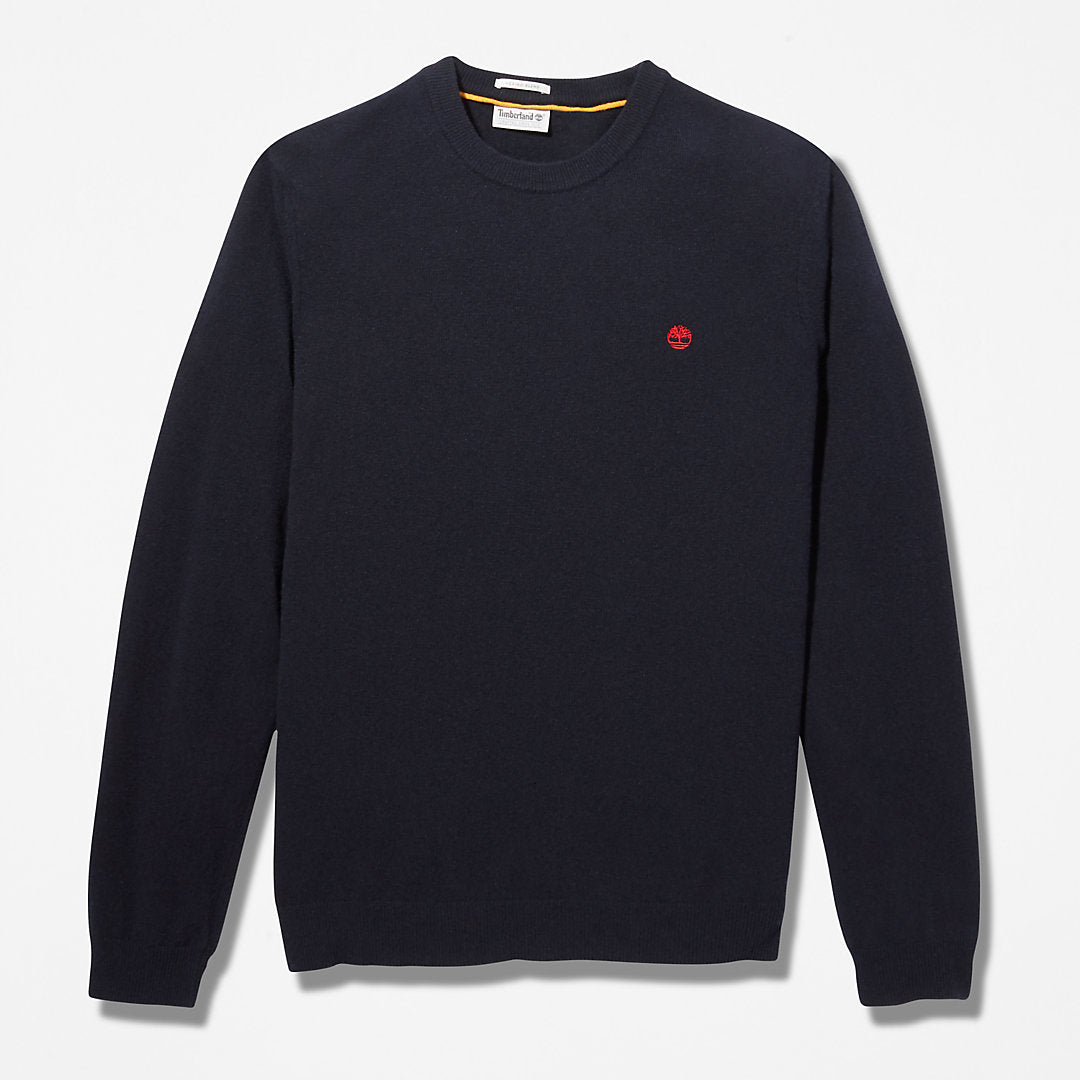 Mens Cohas Brook Crewneck Sweater for Men in Navy - Timberland