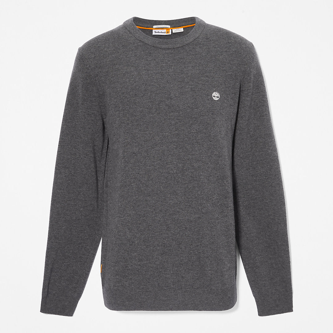 Mens Cohas Brook Crewneck Sweater for Men in Grey - Timberland