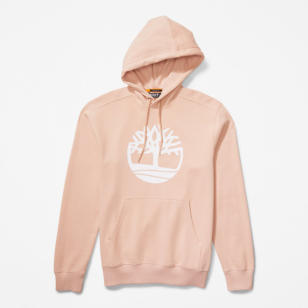 Mens Timberland® Tree-Logo Hoodie for Men in Pink - Timberland