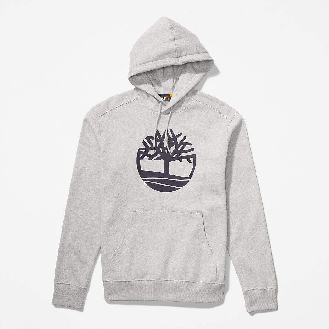 Mens Core Tree Logo Hoodie for Men in Grey - Timberland