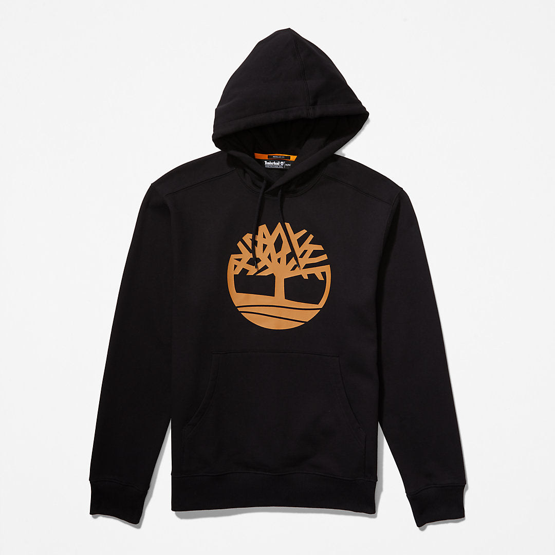 Mens Timberland® Tree-Logo Hoodie for Men in Black - Timberland