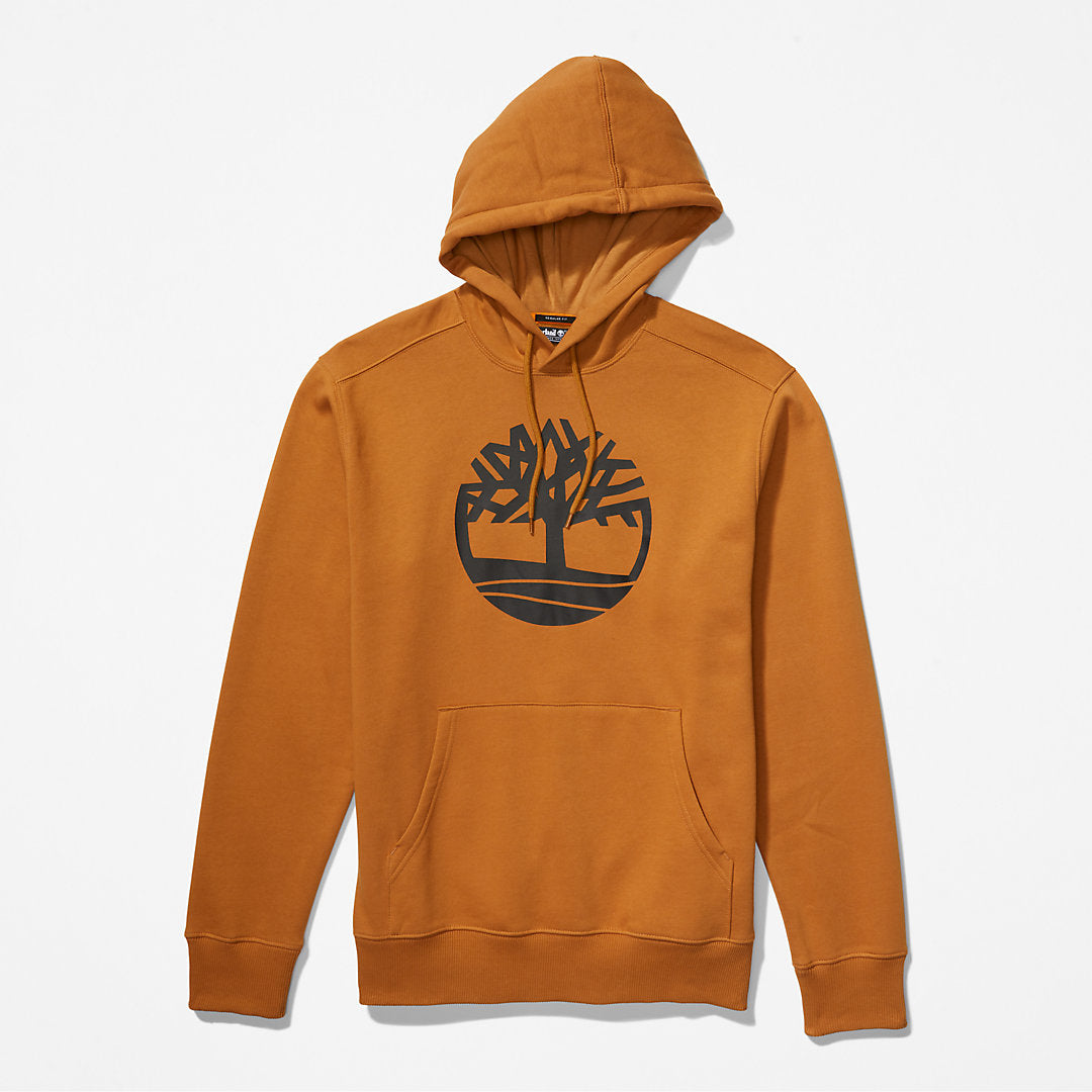Mens Core Tree Logo Hoodie for Men in Yellow - Timberland