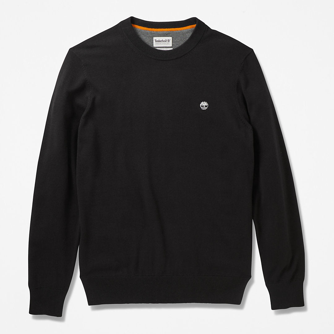 Mens Williams River Organic Cotton Sweater for Men in Black - Timberland