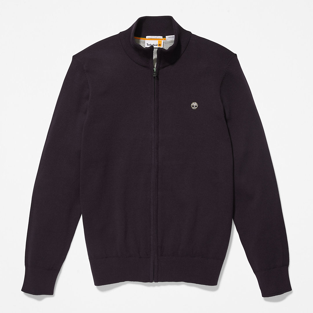 Mens Williams River Full-Zip Sweater for Men in Black - Timberland