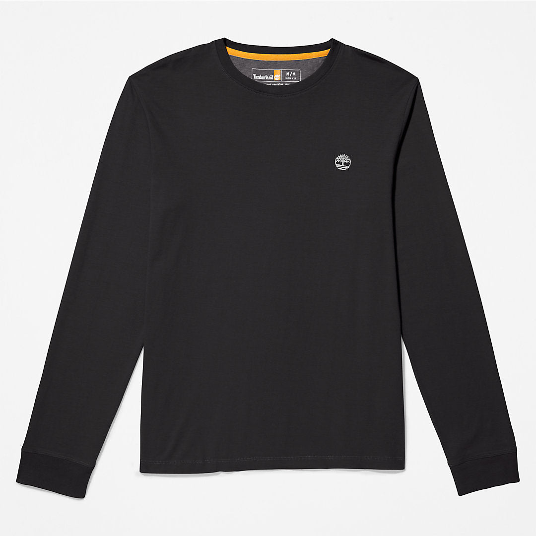 Mens Dunstan River LS T-Shirt for Men in Black - Timberland