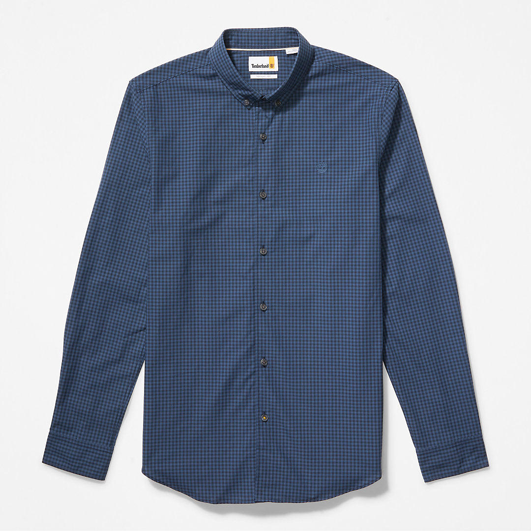 Mens Suncook River Poplin Shirt for Men in Navy - Timberland