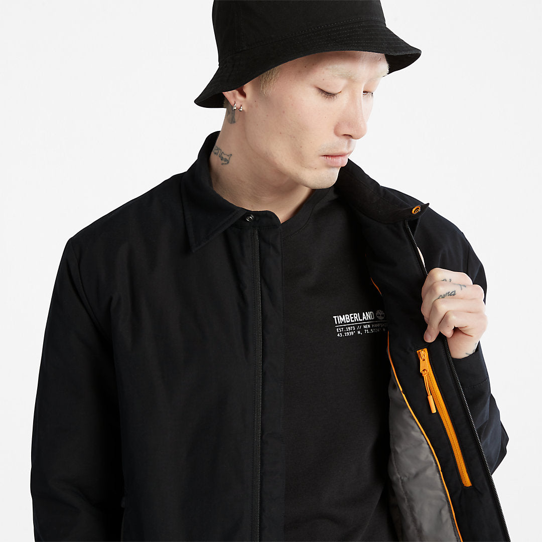 Mens Stratham Bomber Jacket for Men in Black - Timberland