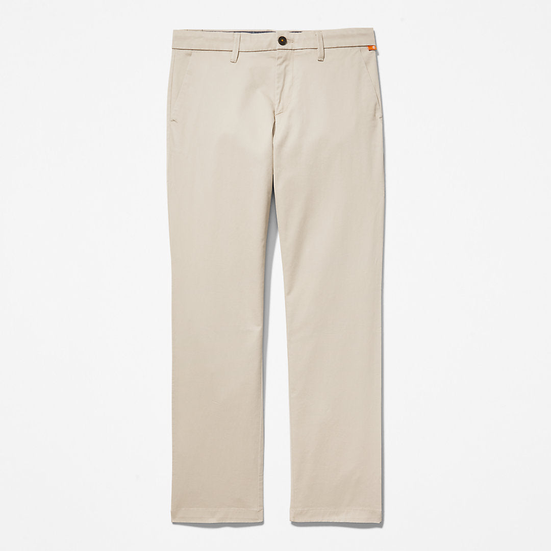 Mens Squam Lake Stretch Chinos for Men in Beige - Timberland