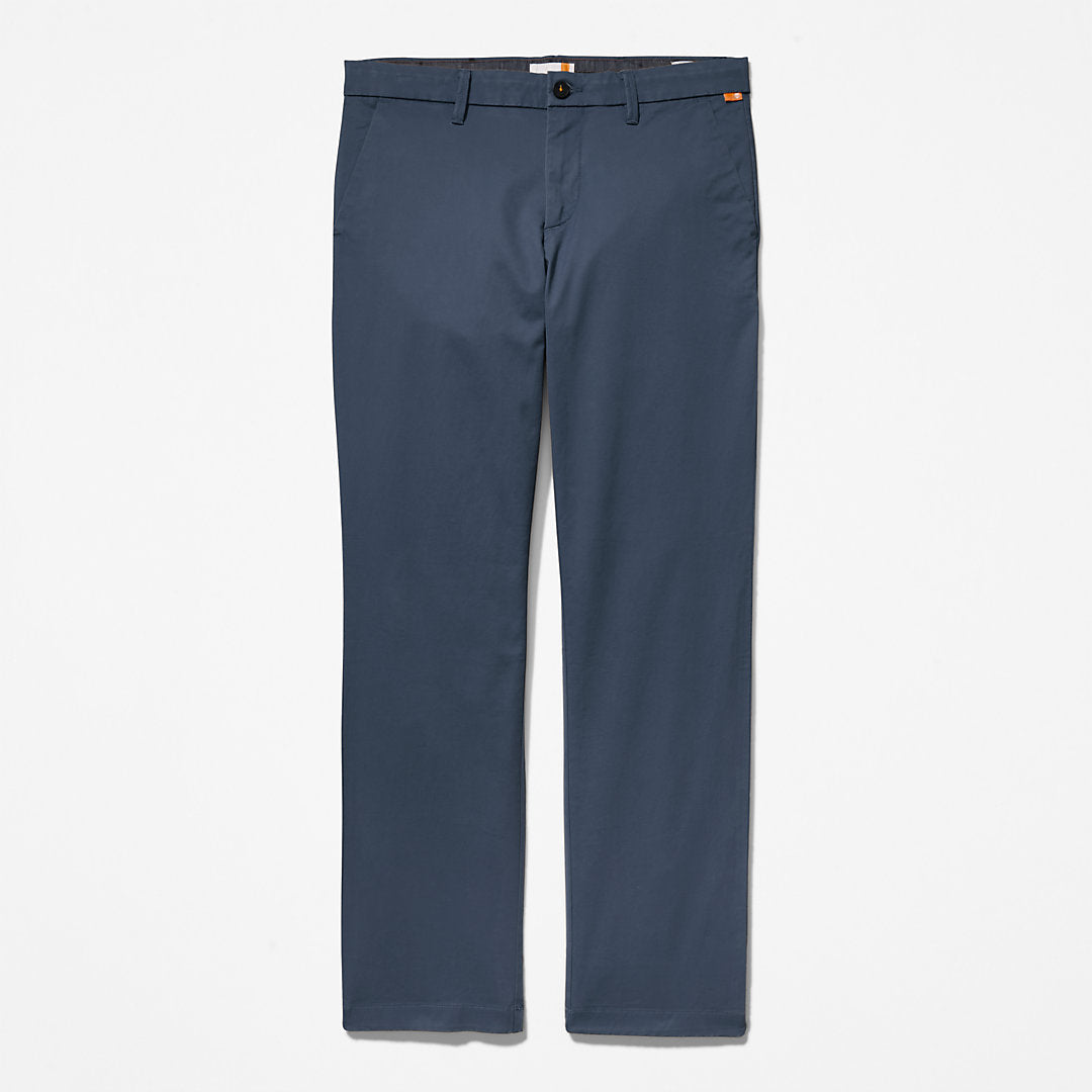 Mens Squam Lake Stretch Chinos for Men in Blue - Timberland