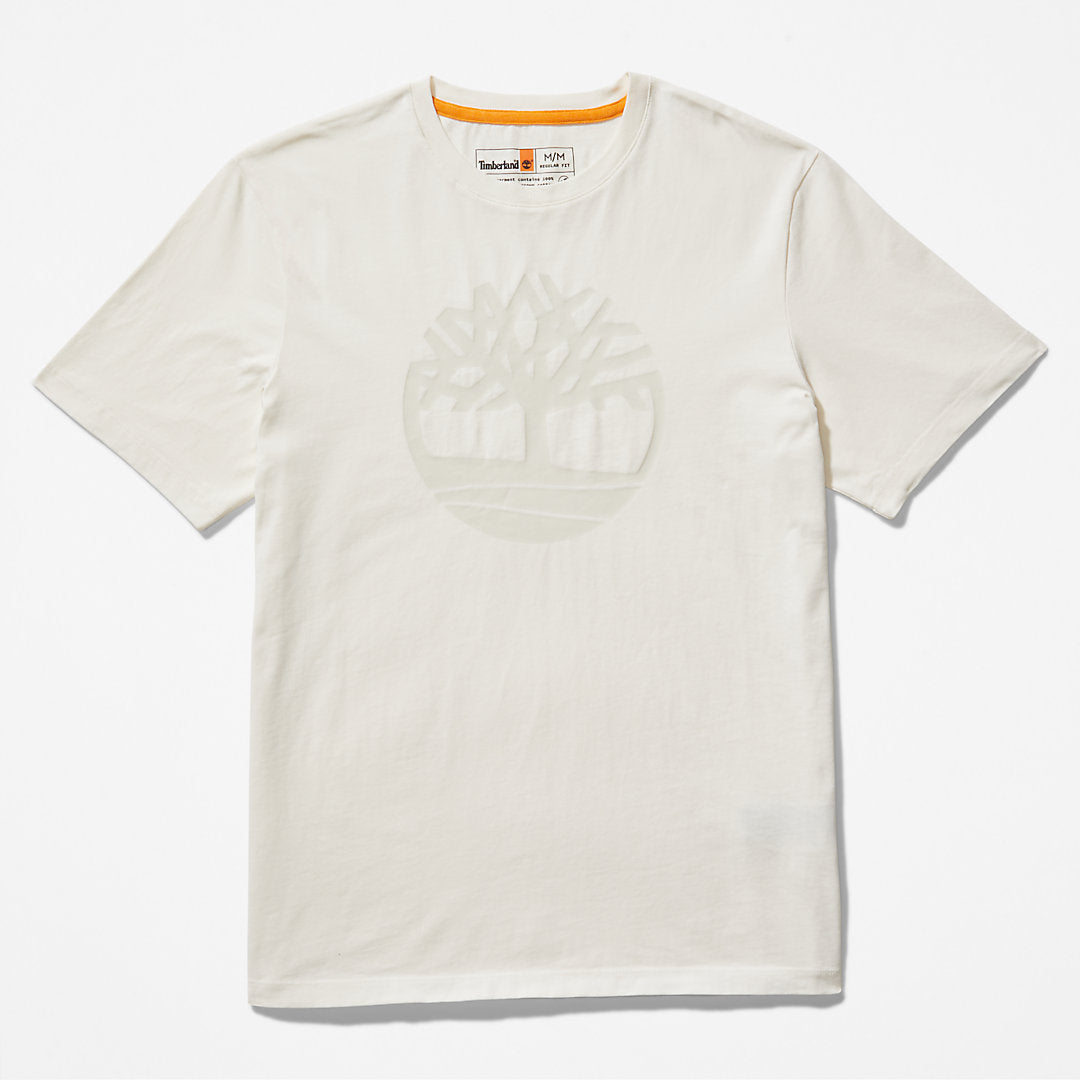 Mens Kennebec River Tree-Logo T-Shirt for Men in White - Timberland