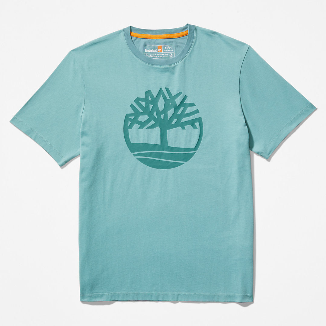 Mens Kennebec River Tree-Logo T-Shirt for Men in Blue - Timberland