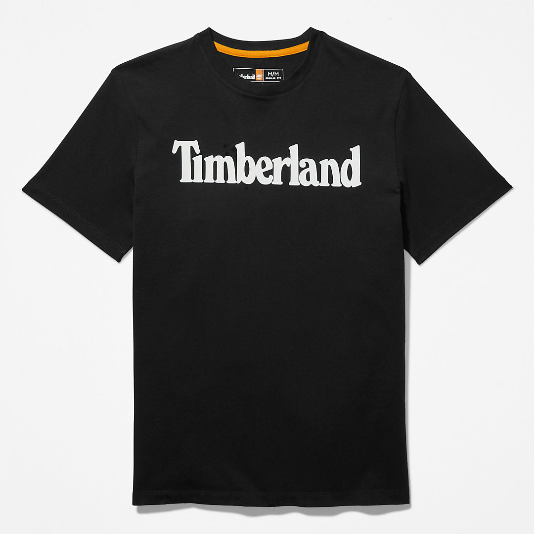 Mens Kennebec River Logo T-Shirt for Men in Black - Timberland