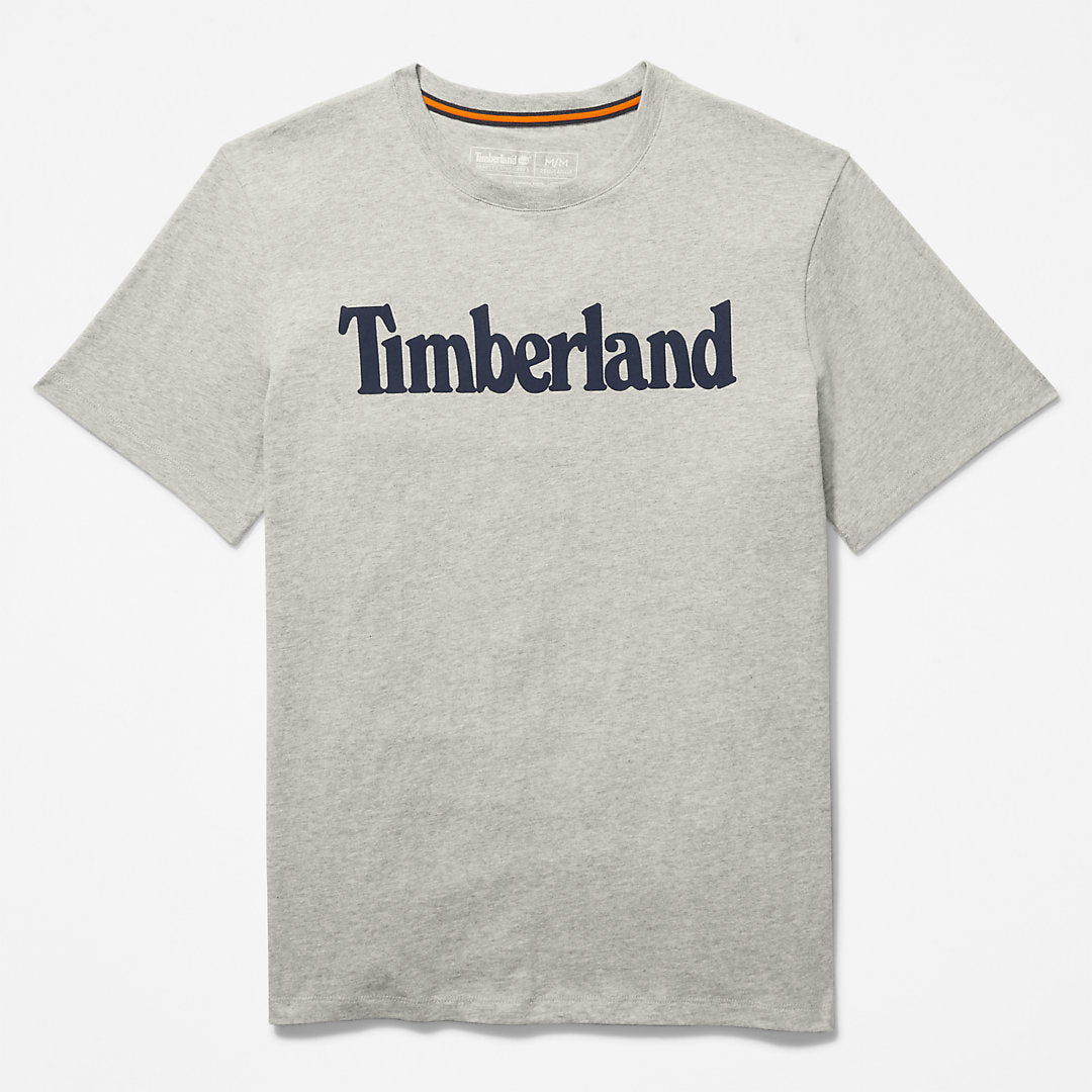 Mens Kennebec River Logo T-Shirt for Men in Grey - Timberland