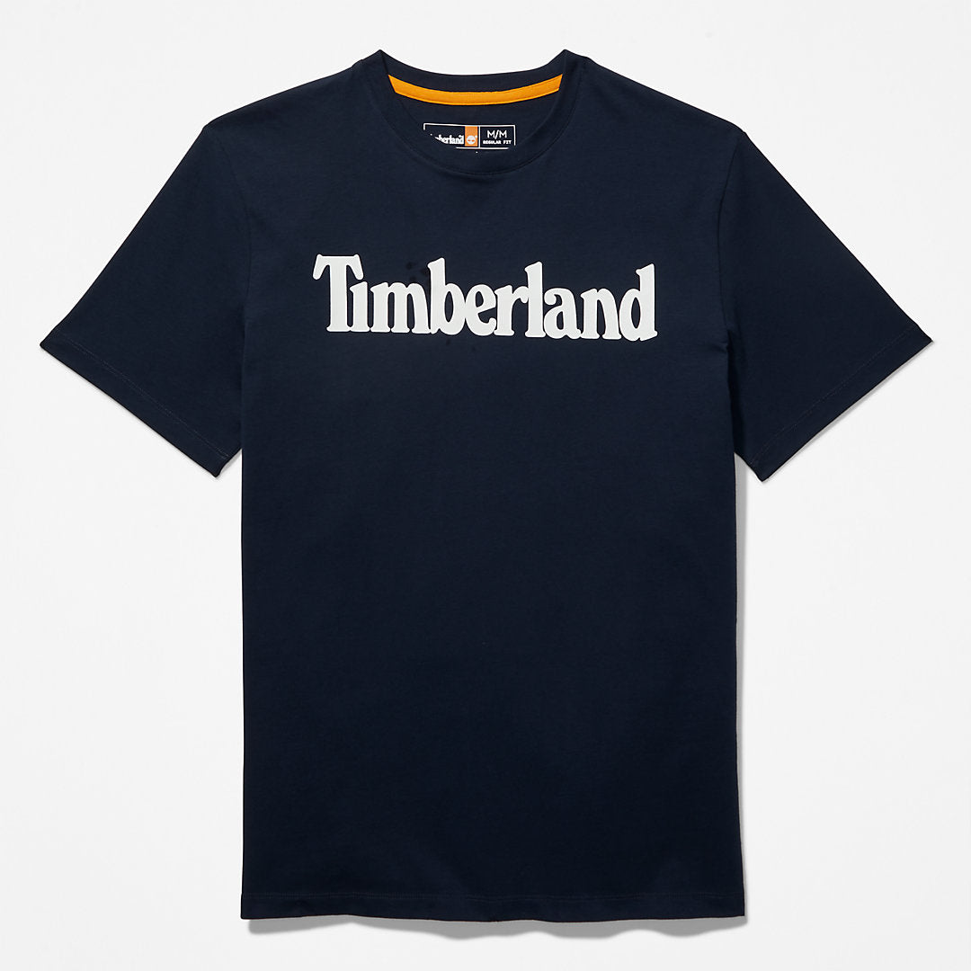 Mens Kennebec River Logo T-Shirt for Men in Navy - Timberland