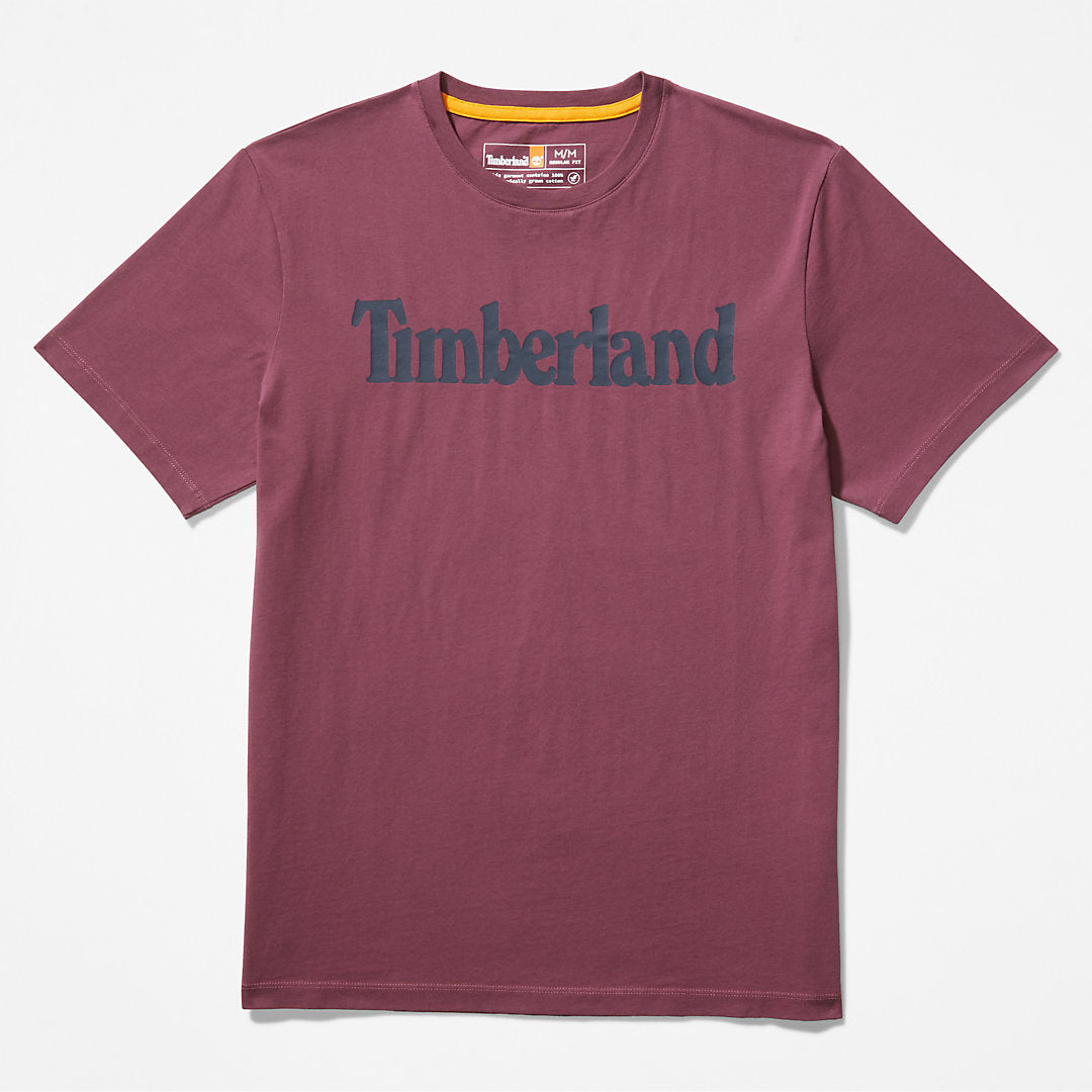 Mens Kennebec River Logo T-Shirt for Men in Purple - Timberland
