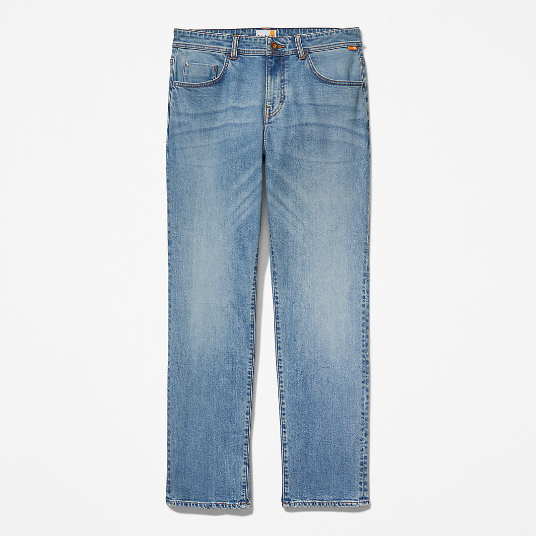 Mens Squam Lake Stretch Jeans in Light Blue - Timberland