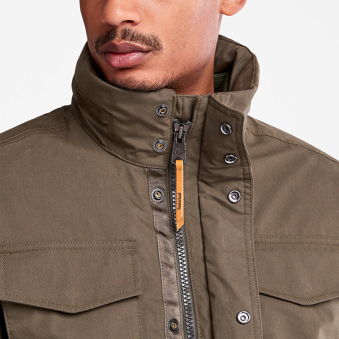 Mens Snowdon Peak 3-in-1 M65 Jacket for Men in Dark Green - Timberland