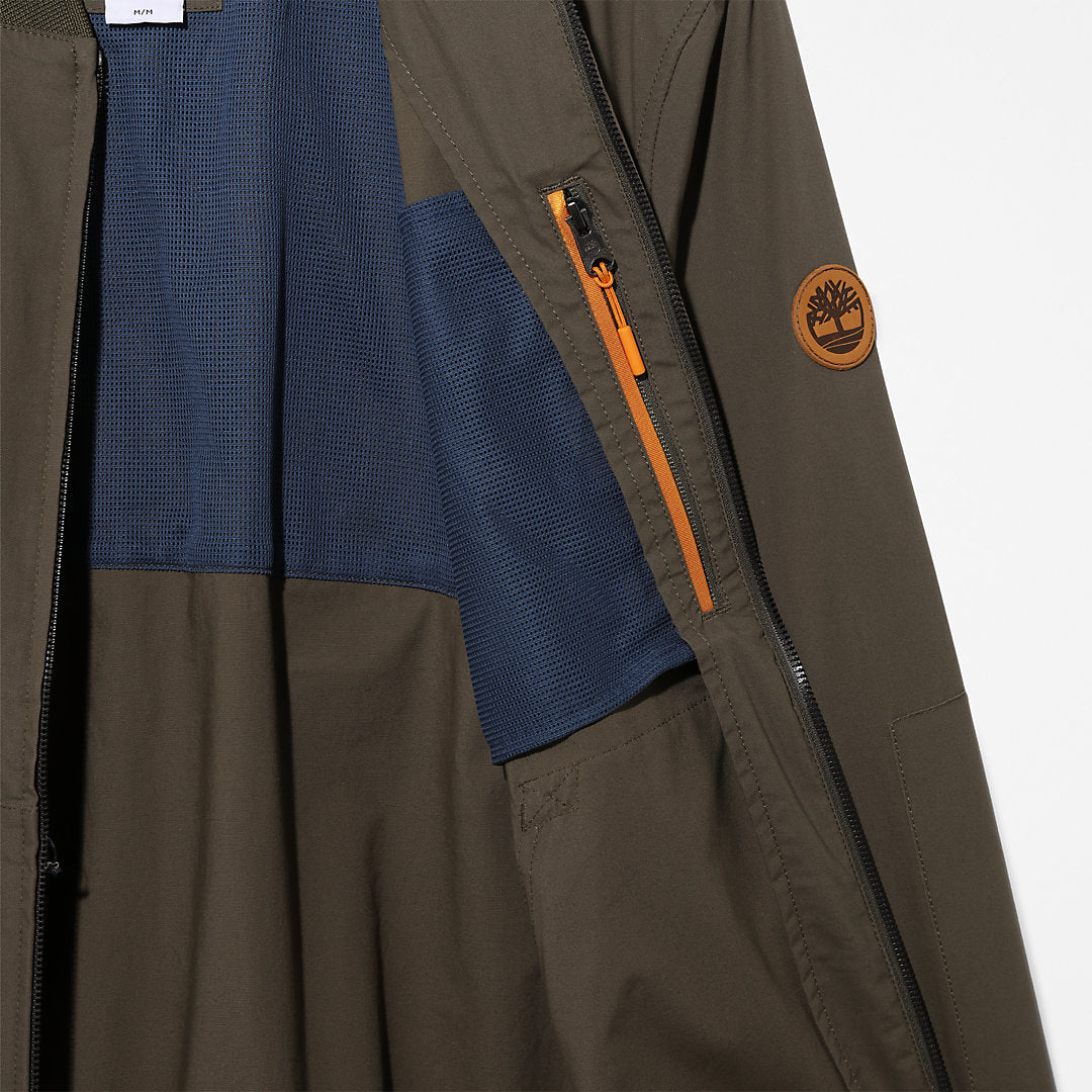 Mens Outdoor Heritage Bomber Jacket for Men in Dark Green - Timberland