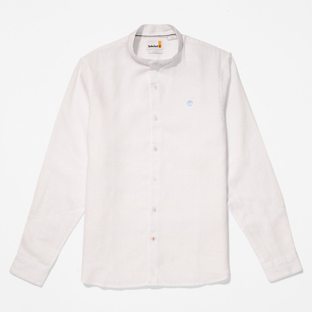 Mens Mill River Linen Shirt for Men in White - Timberland