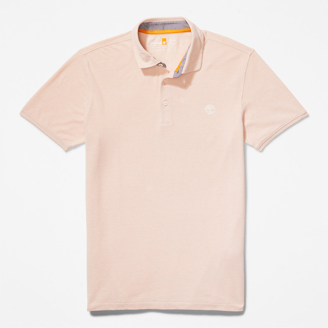 Mens Baboosic Brook Oxford Polo for Men in Light Pink - Timberland