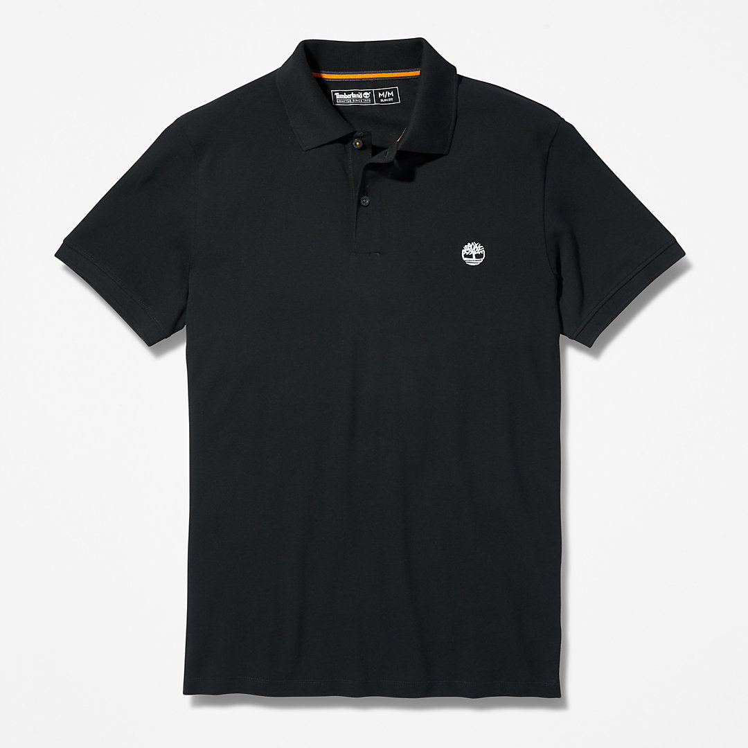Mens Merrymeeting River Polo Shirt for Men in Black - Timberland
