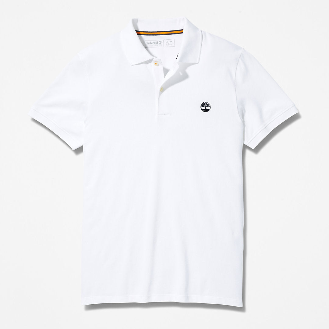 Mens Merrymeeting River Polo Shirt for Men in White - Timberland