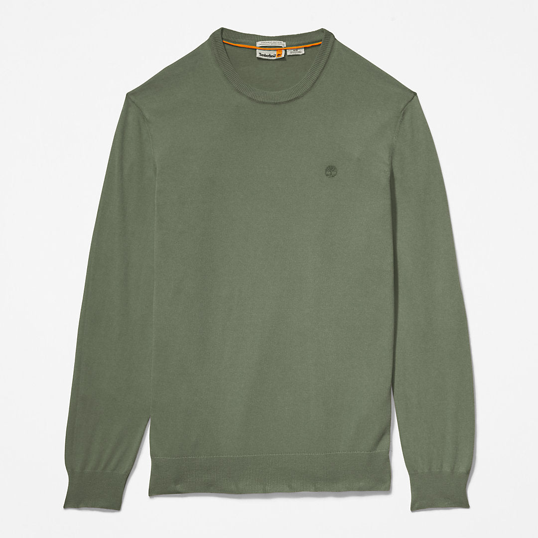 Mens EK+ Lightweight Jumper for Men in Dark Green - Timberland