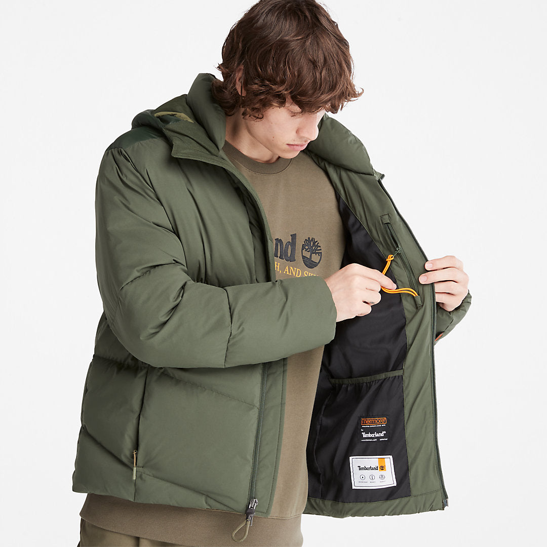 Mens Neo Summit Winter Jacket for Men in Dark Green - Timberland