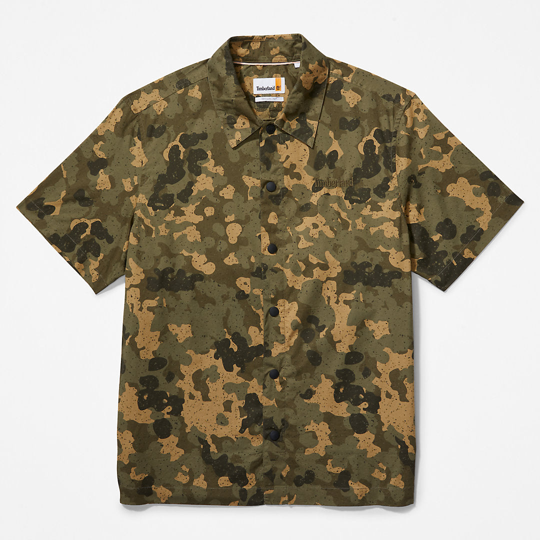 Mens Outdoor Heritage All-Over Print Shirt for Men in Camo - Timberland
