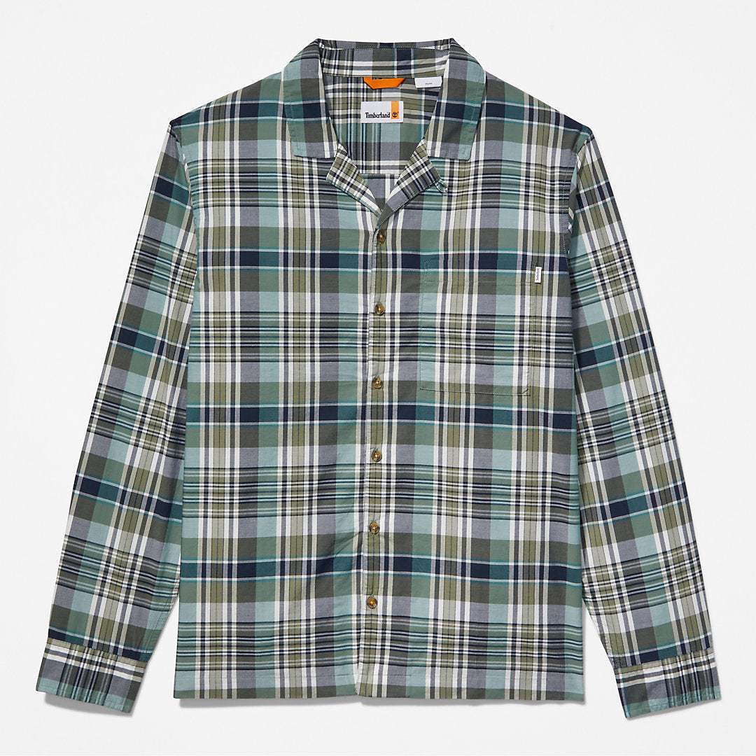 Mens Outdoor Heritage Check Shirt for Men in Green - Timberland
