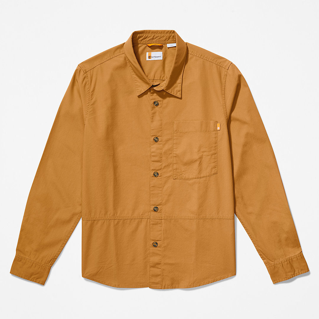 Mens Outdoor Heritage EK+ Overshirt for Men in Brown - Timberland