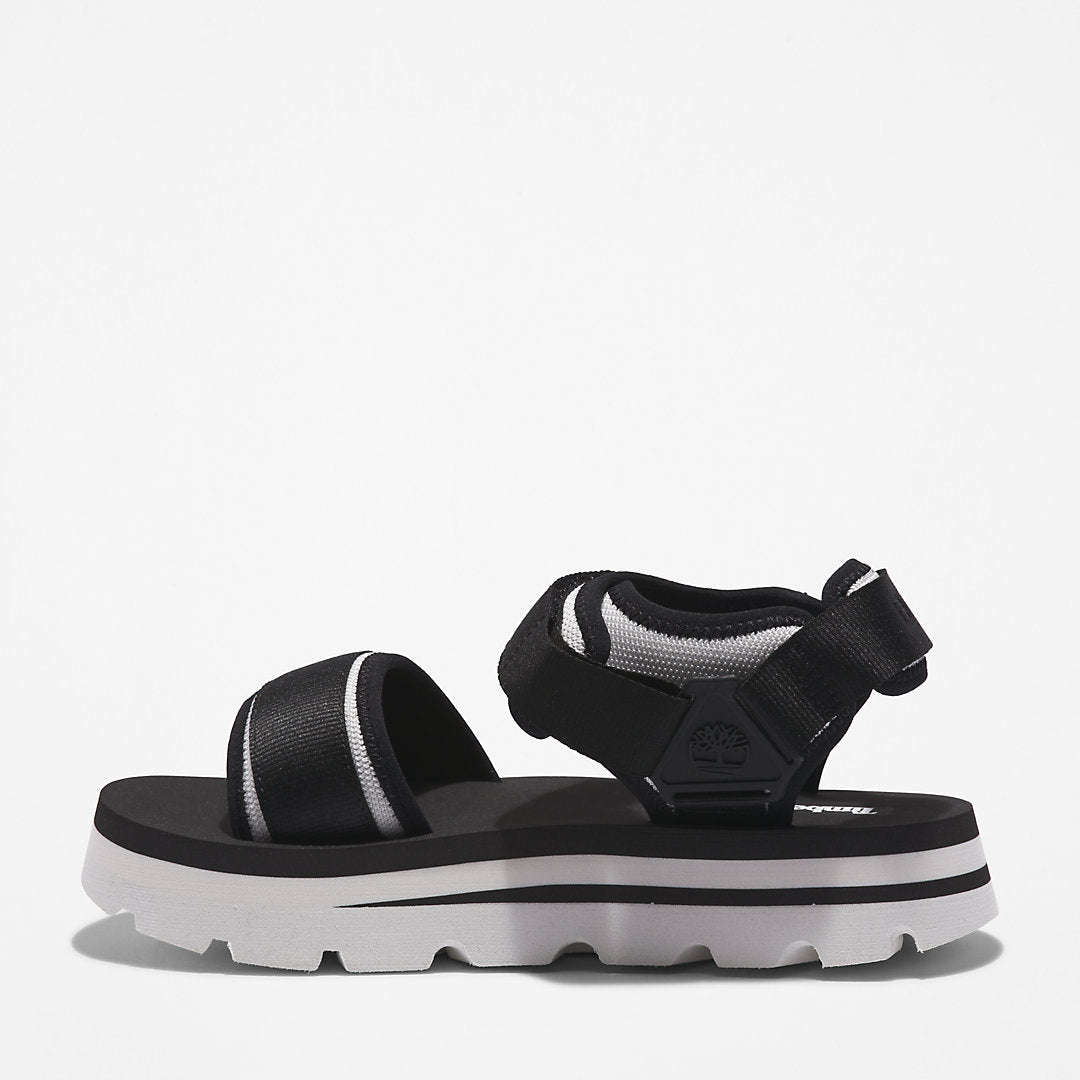 Womens Euro Swift Ankle-Strap Sandal for Women in Monochrome Black - Timberland
