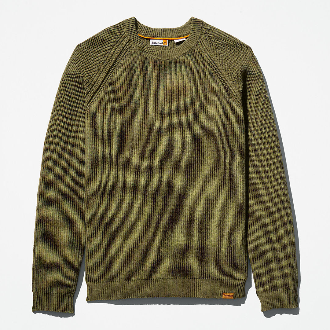 Mens Outdoor Heritage EK+ Sweater for Men in Dark Green - Timberland