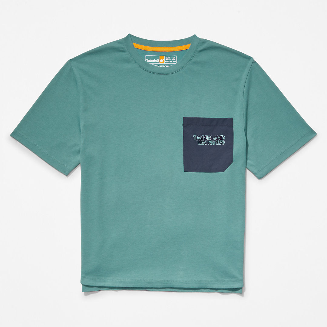 Womens TimberCHILL™ Pocket T-Shirt for Women in Teal - Timberland