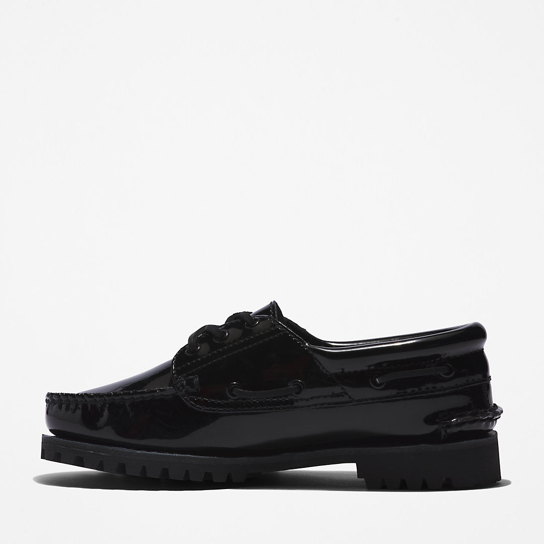 Womens Timberland® Noreen 3-Eye Boat Shoe for Women in Black - Timberland