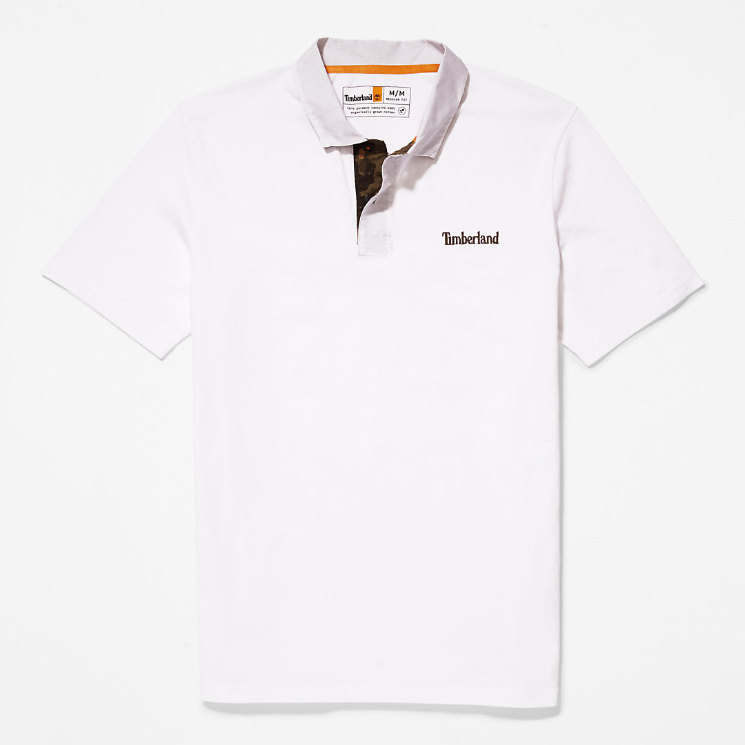 Mens Outdoor Heritage Polo Shirt for Men in White - Timberland